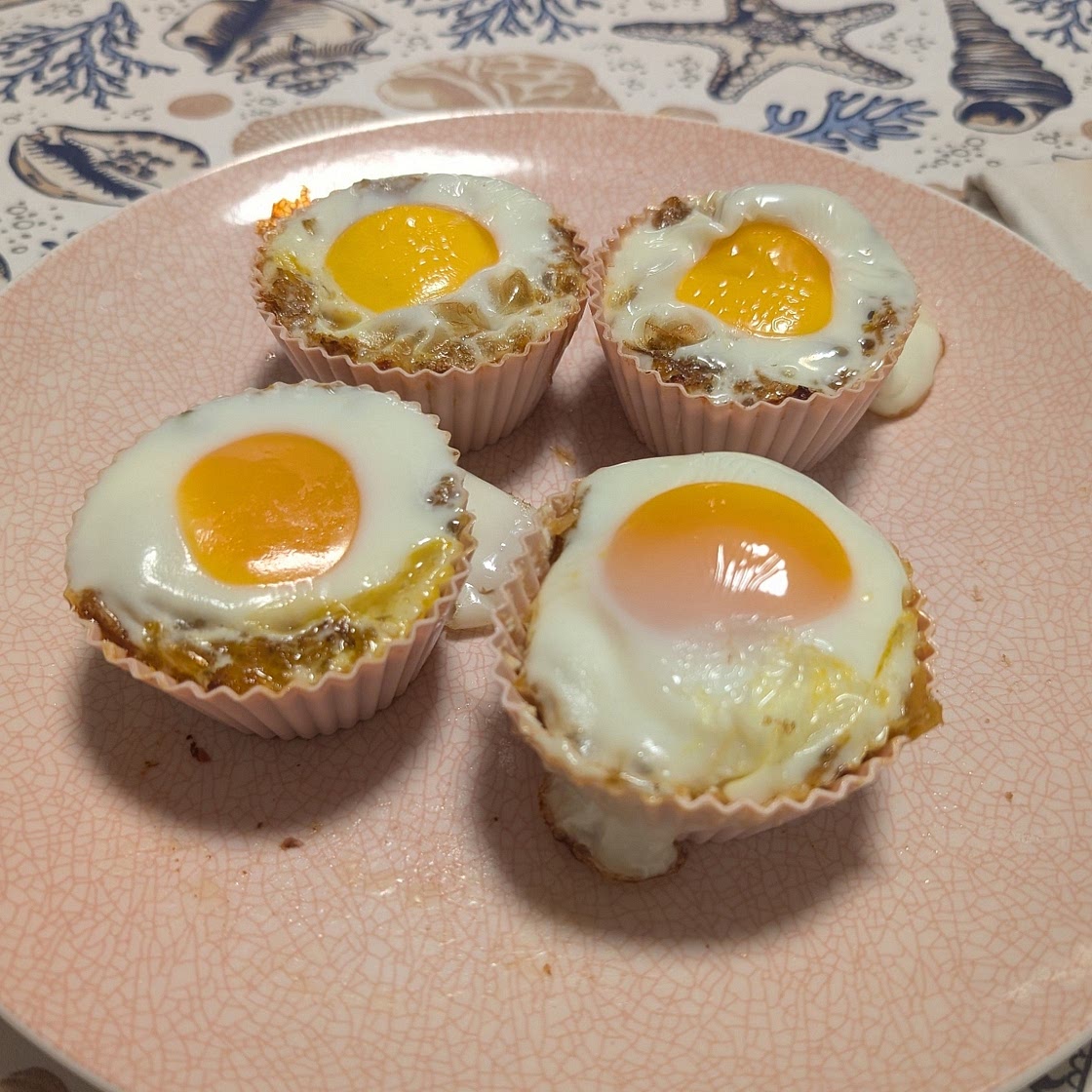 Baked Sweet Potato and Egg Cups