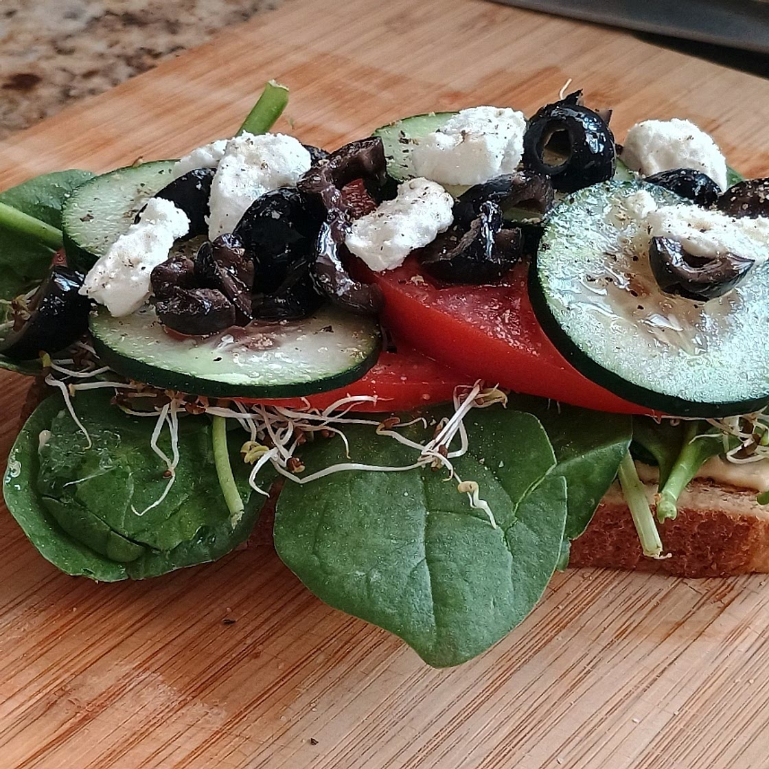 Mediterranean-Style Breakfast Toast