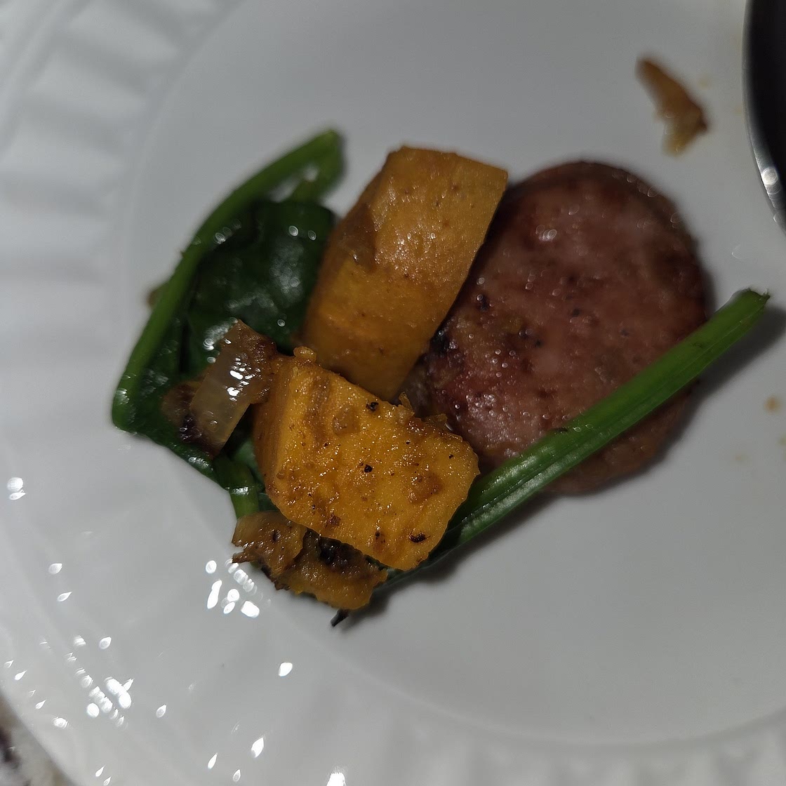 Sweet Potato and Apple Sausage Breakfast Skillet