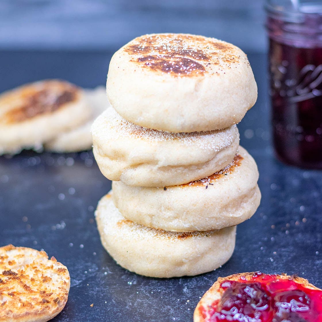 Sourdough English Muffins