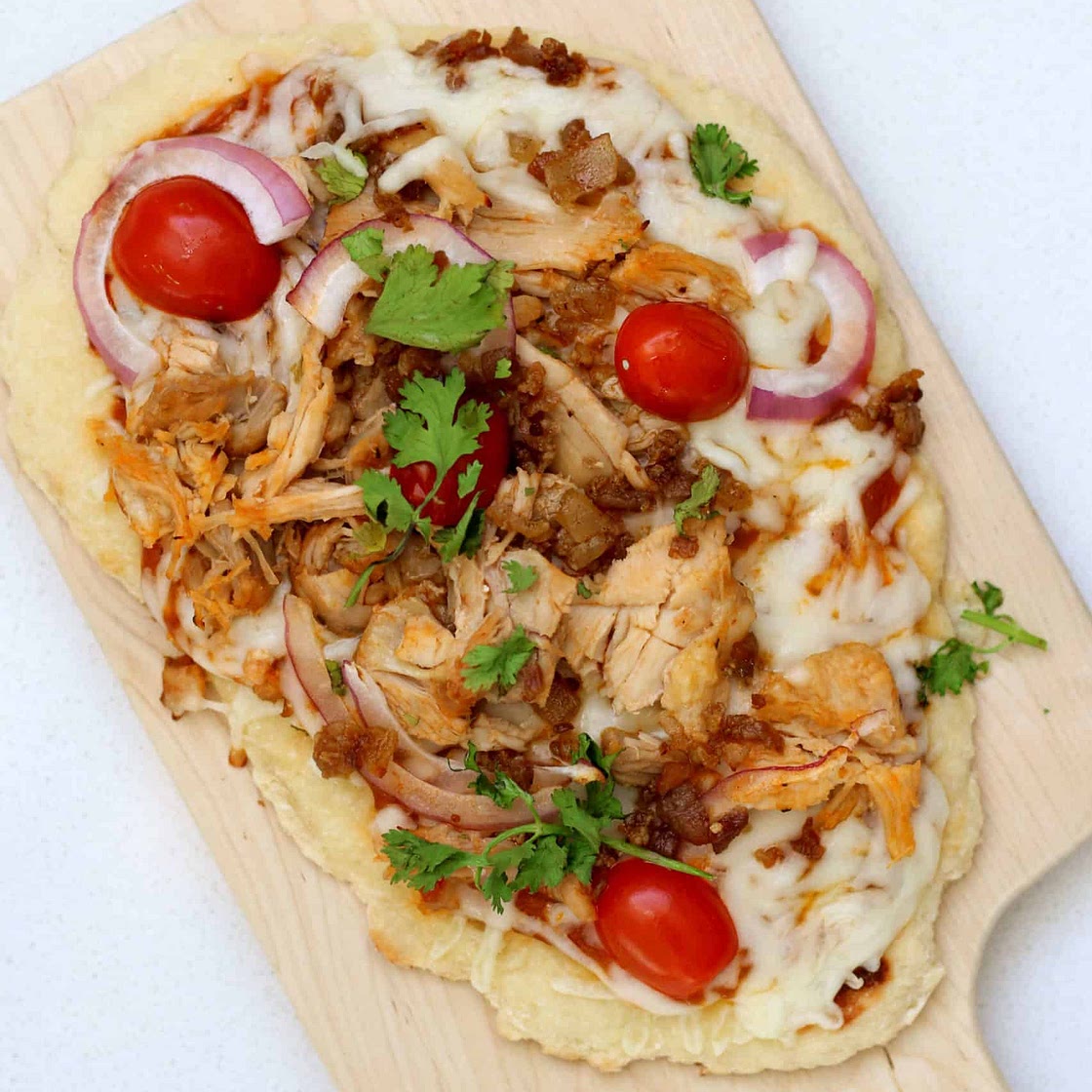 Instant Pot Barbecue Chicken Flatbread