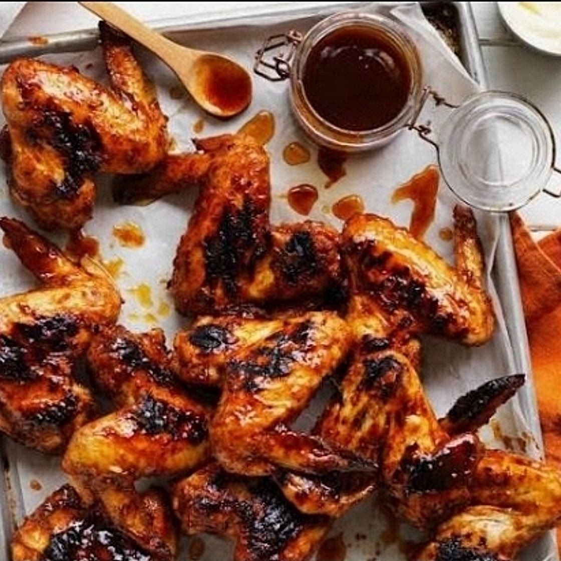 Barbecue Texas wings