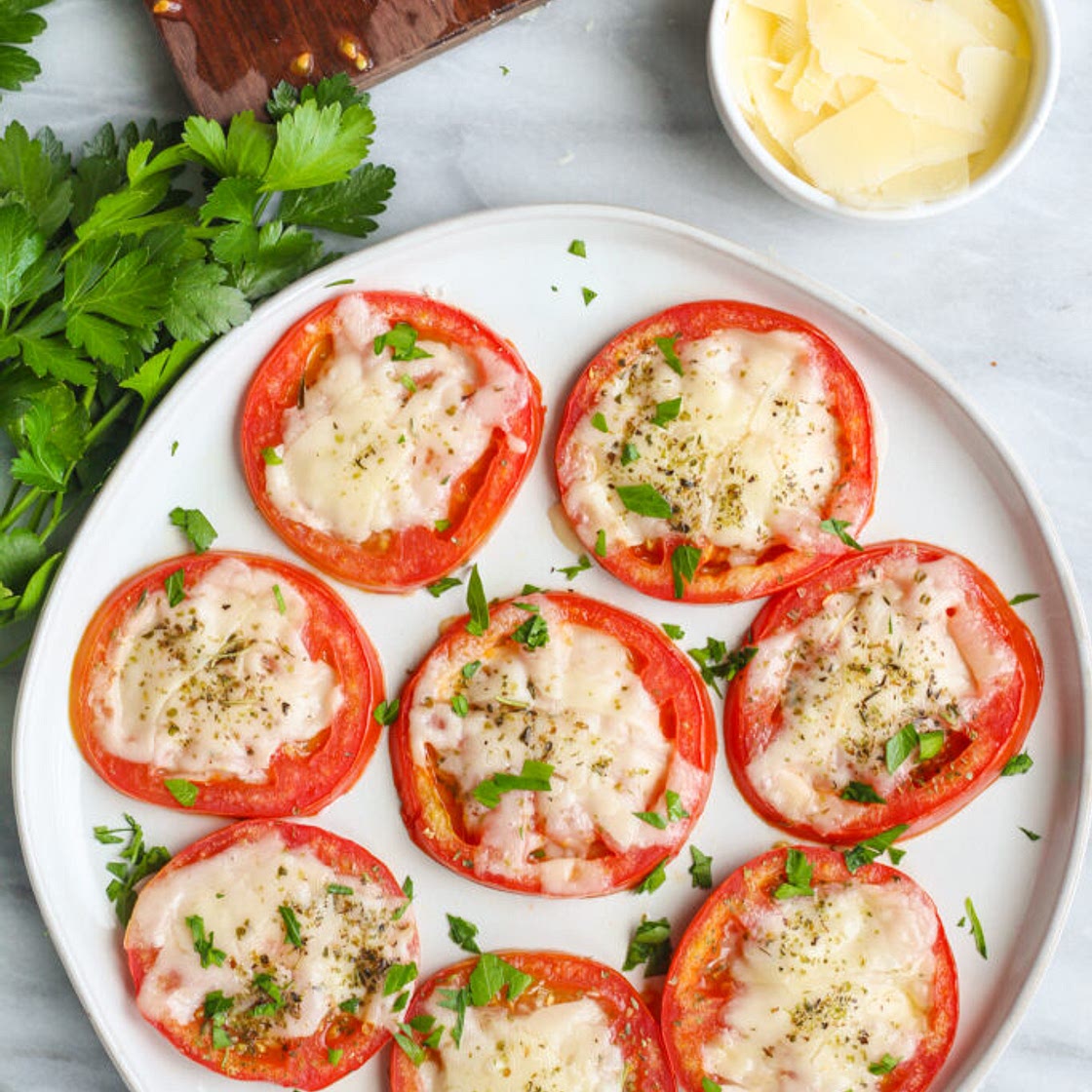Baked Parmesan Tomatoes