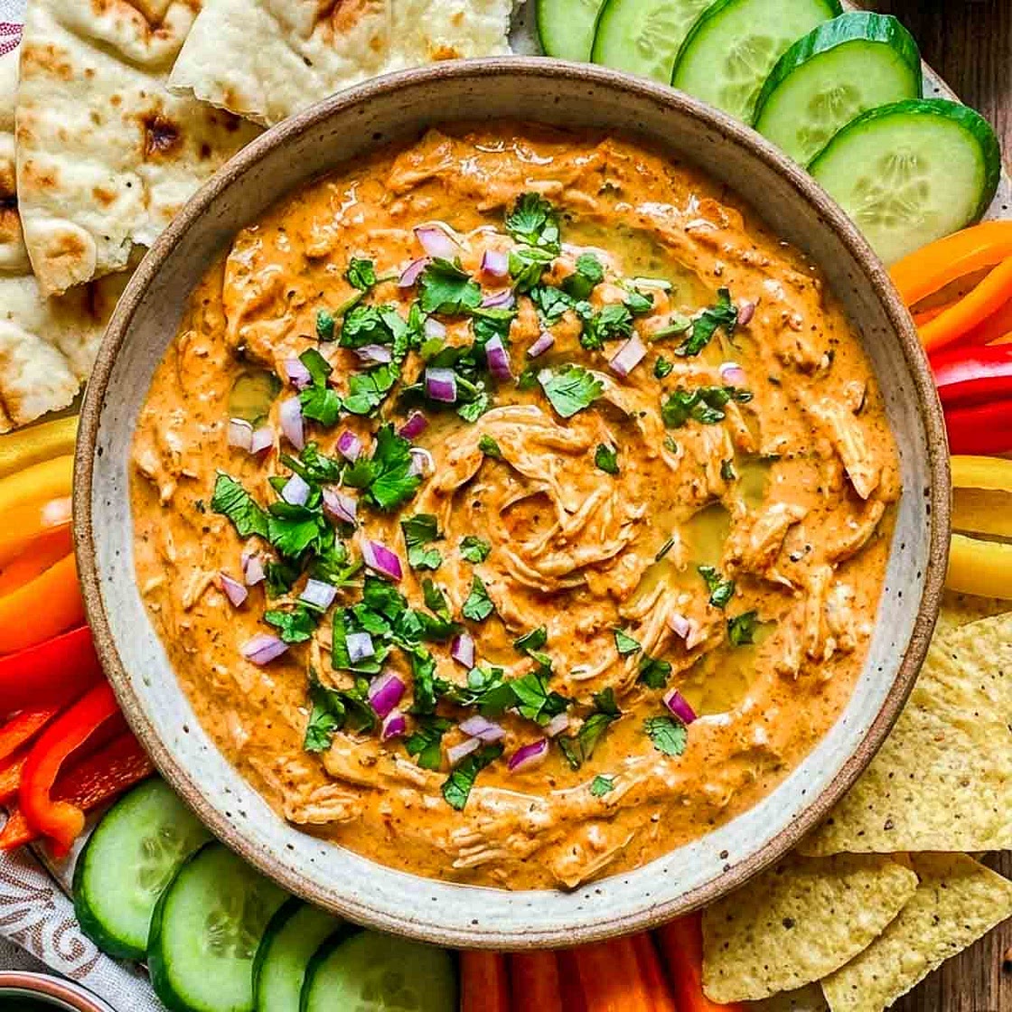 Slow Cooker Tandoori Chicken Dip
