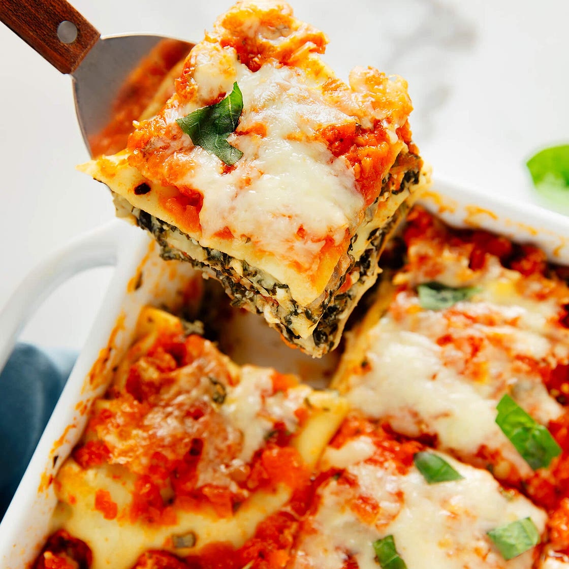 Spinach Artichoke Lasagna