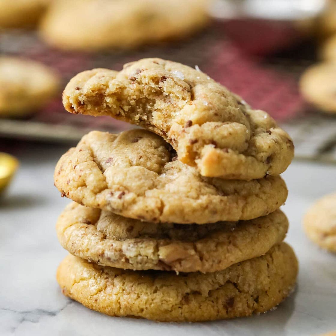 Brown Butter Toffee Cookies