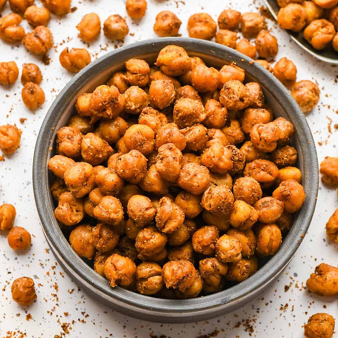 Crispy Roasted Chickpeas Recipe