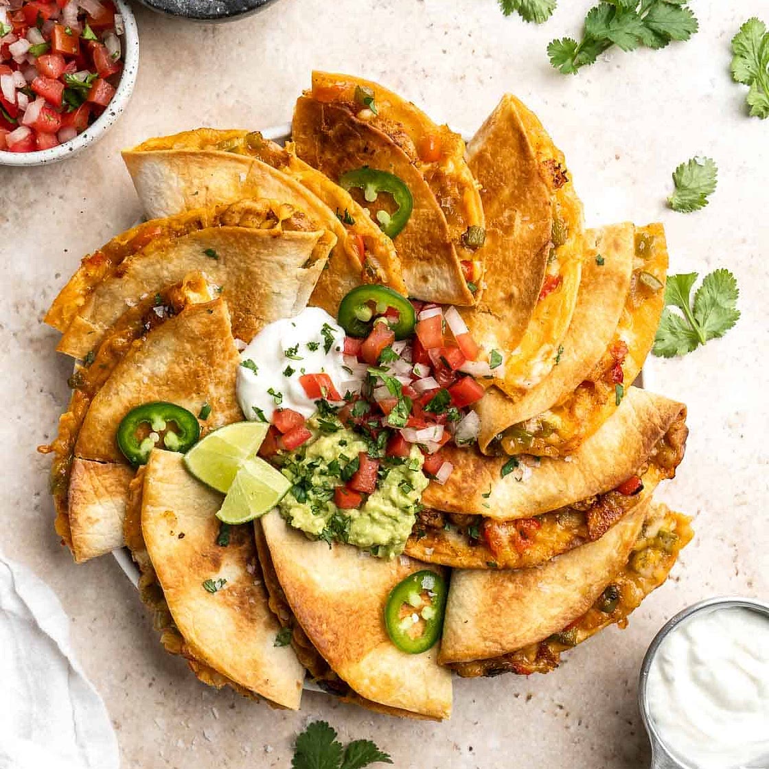 Baked Chicken Quesadillas