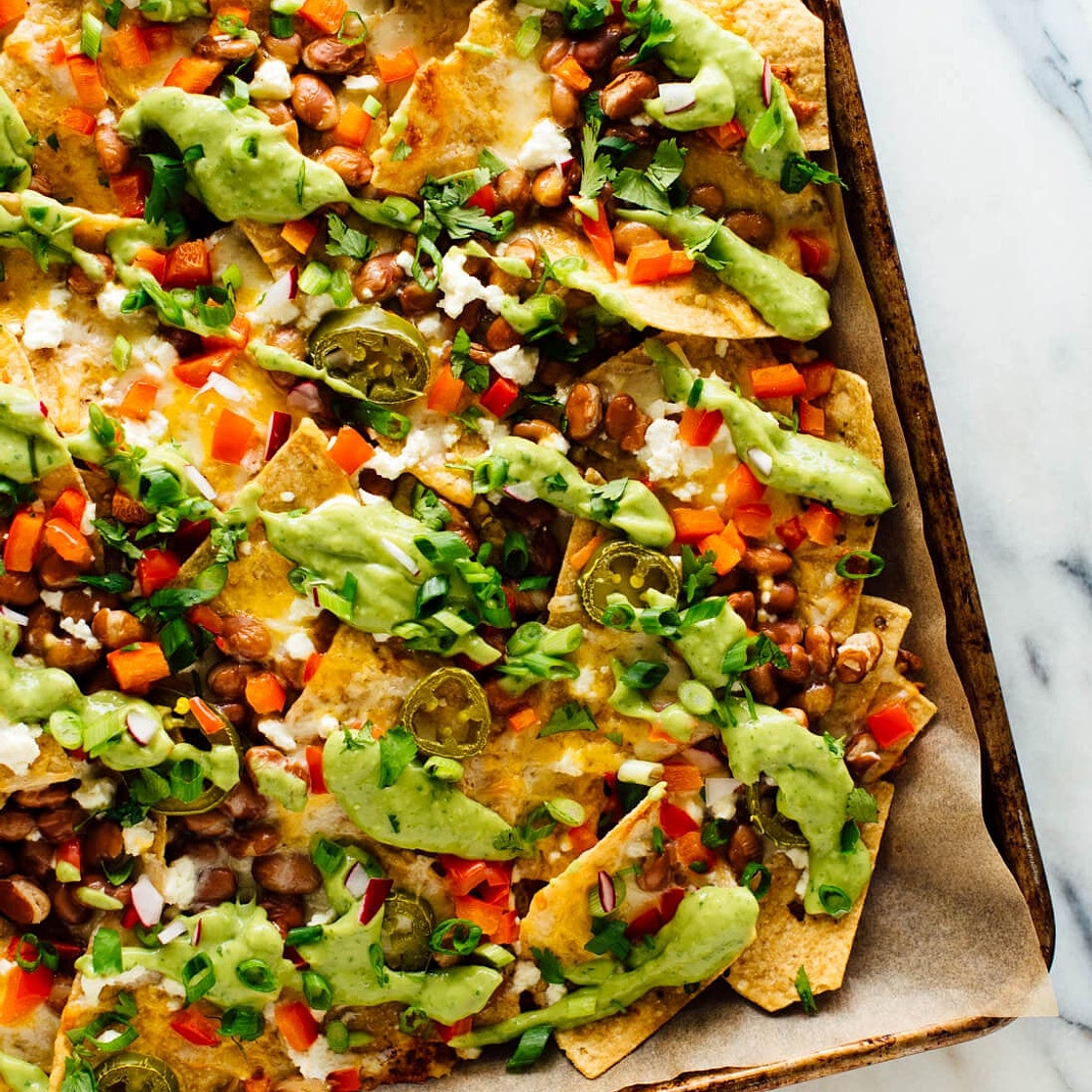 Loaded Veggie Nachos