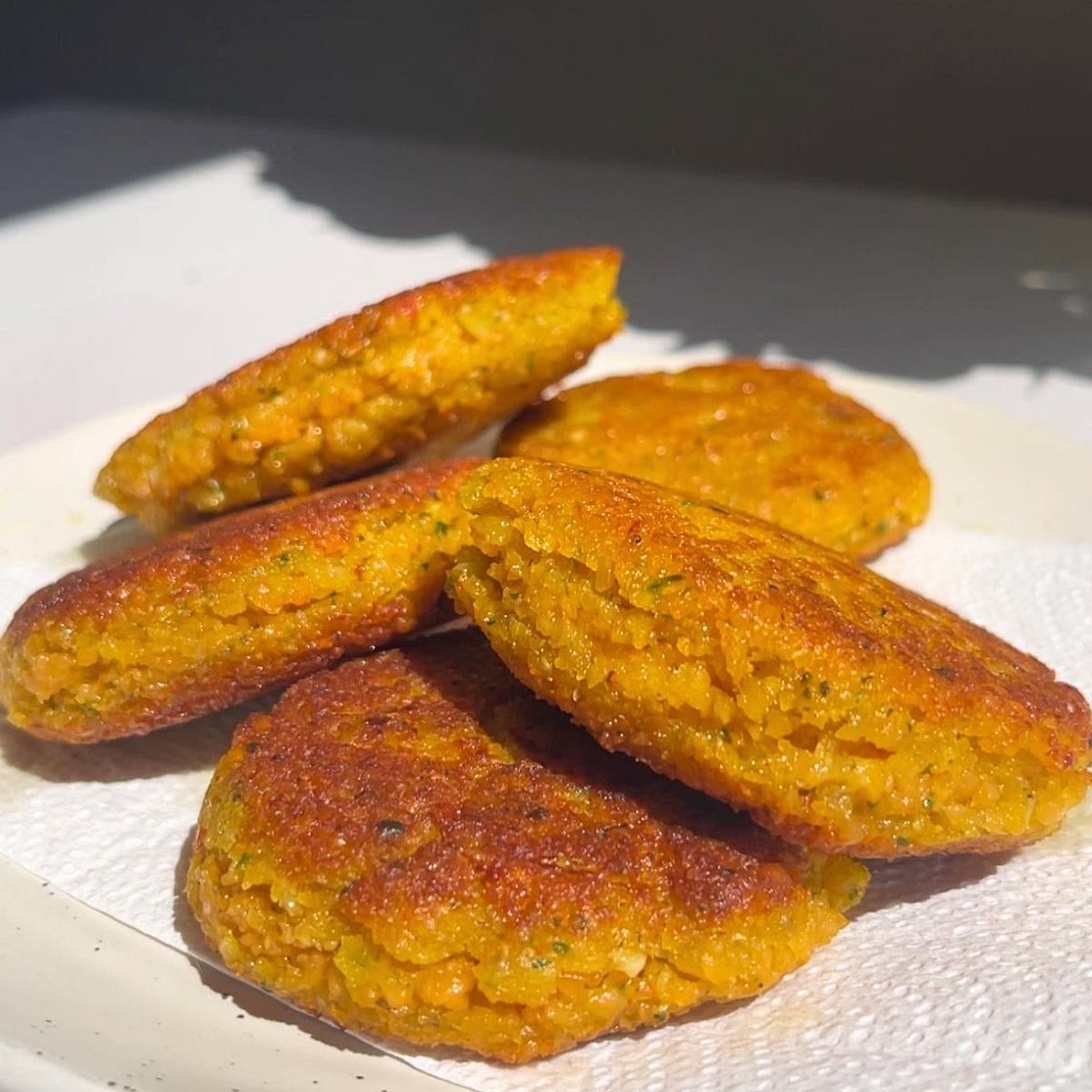 Red Lentil Fritters