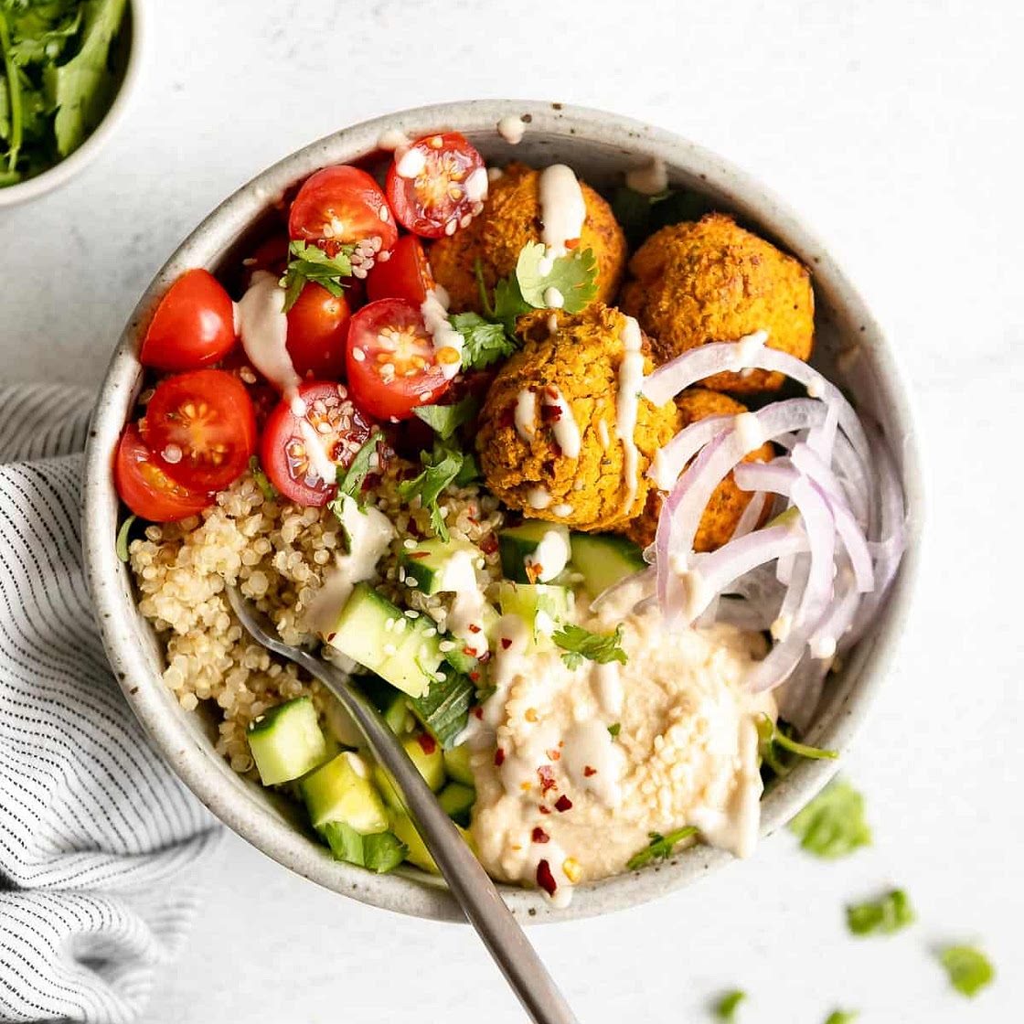 Sweet Potato Falafel Bowls