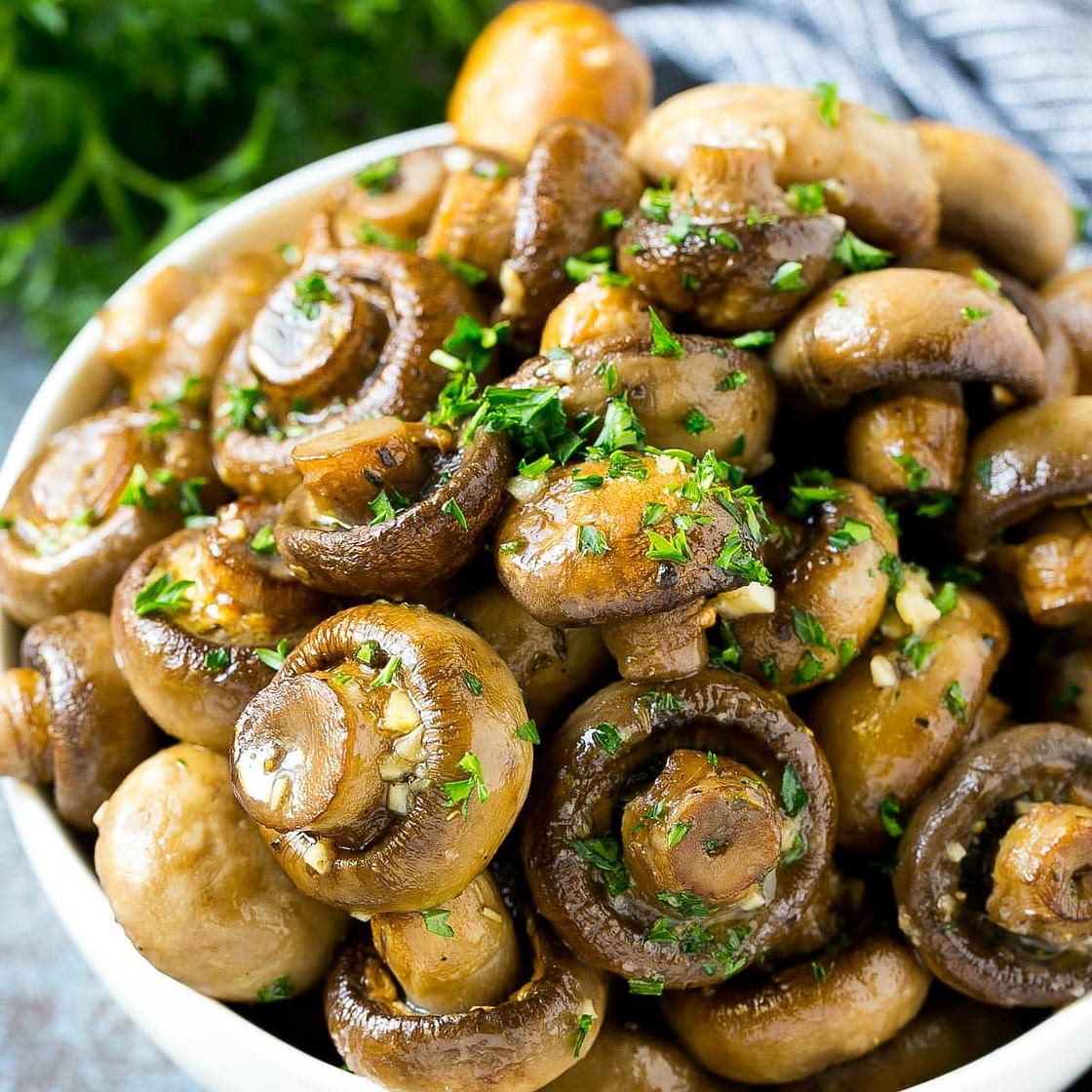 Roasted Mushrooms in Garlic Butter