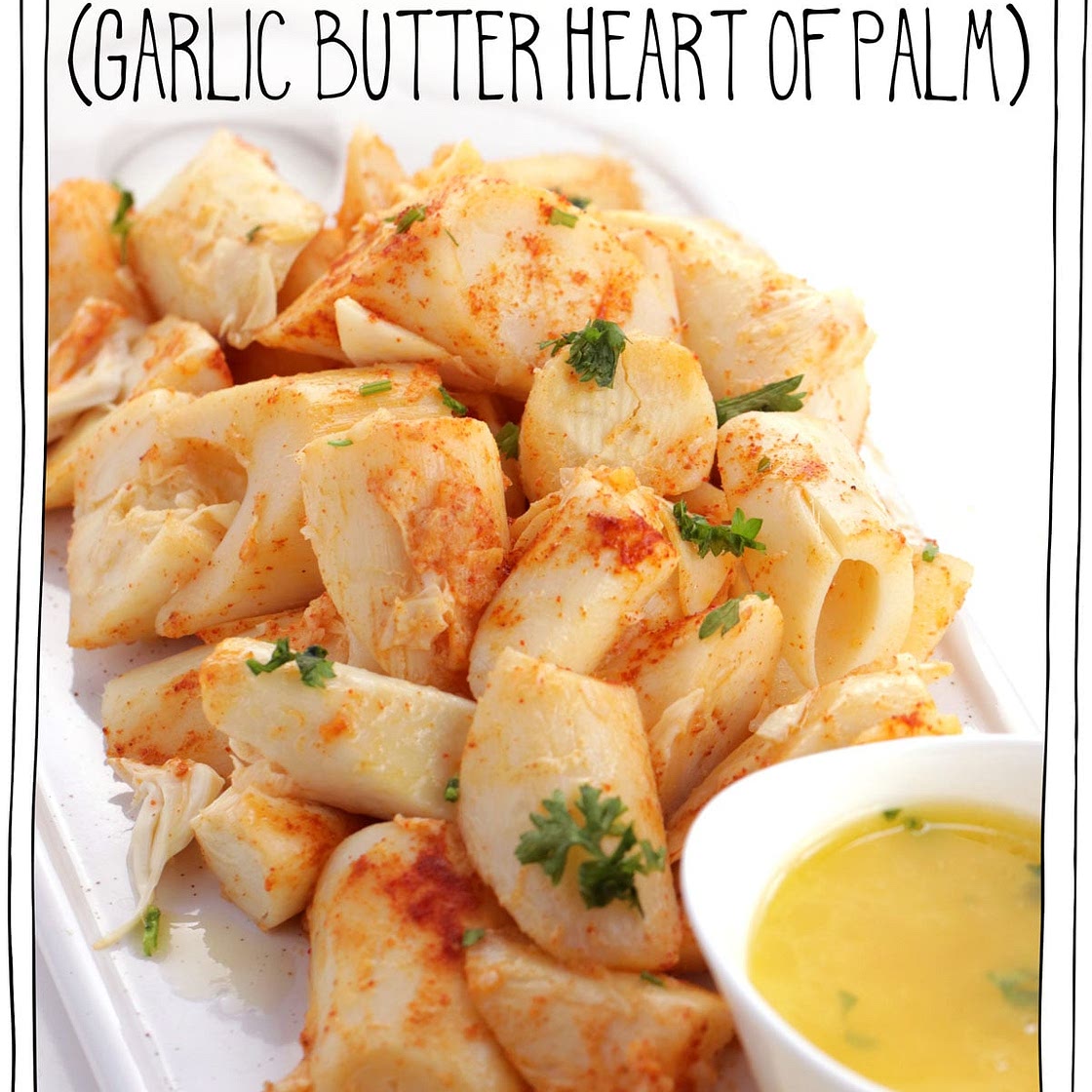 Vegan Lobster! (Garlic Butter Heart of Palm)