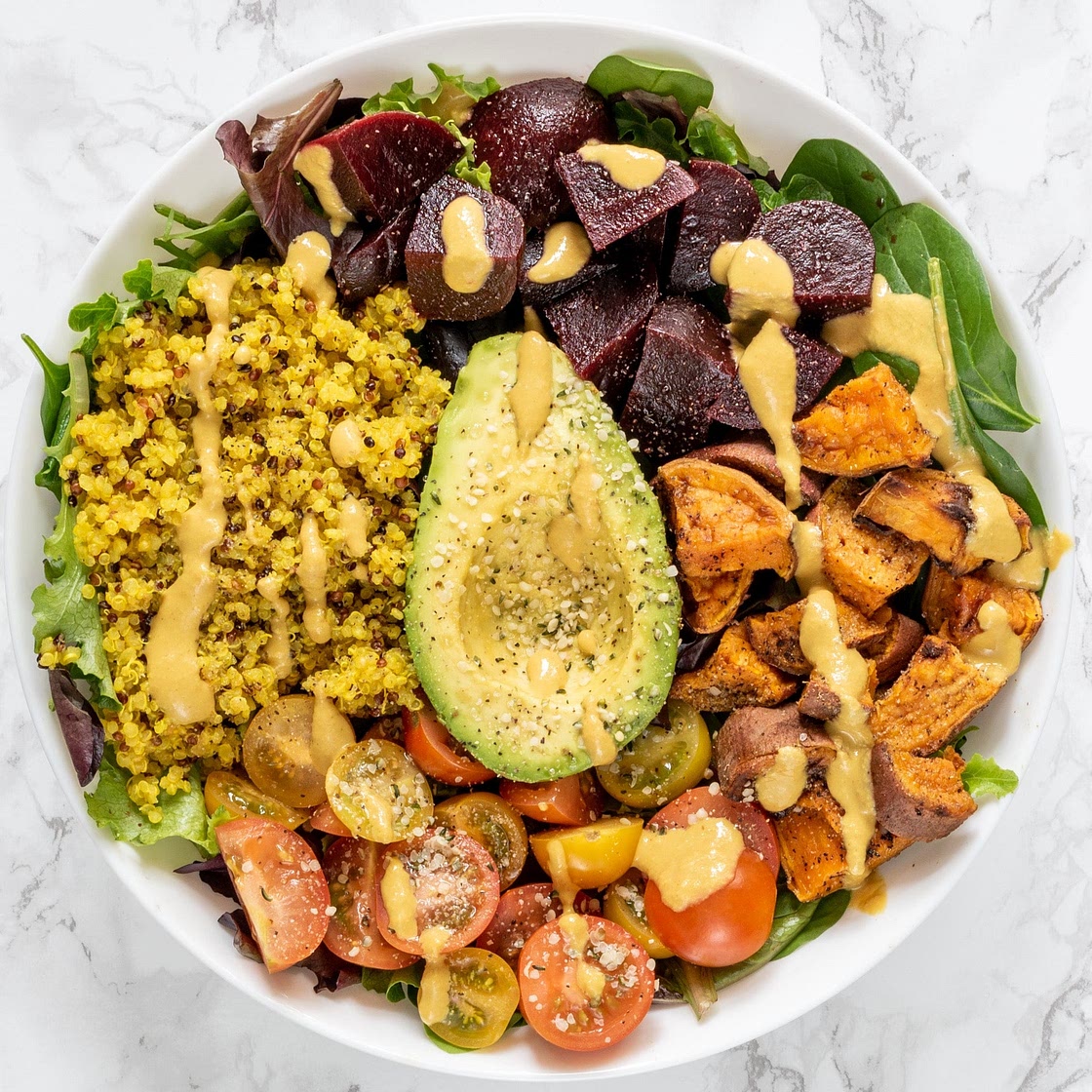 Vegan Power Bowl (gluten-free, oil-free)