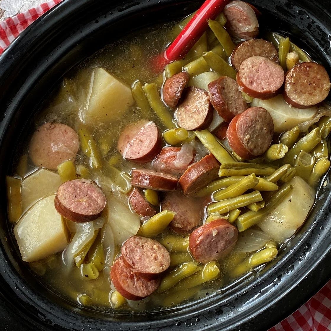 Sausage, Green Beans and Potatoes
