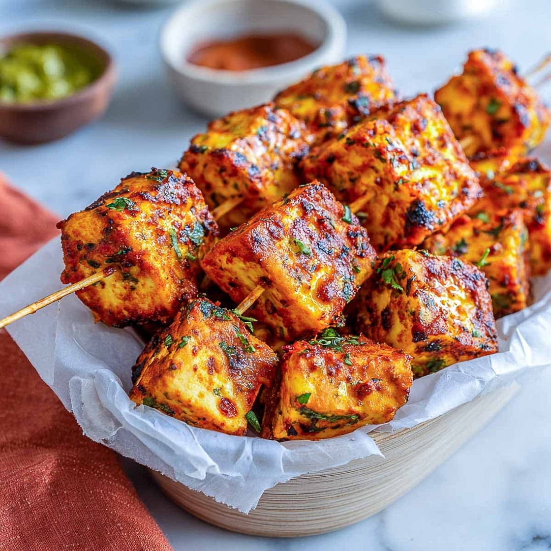 Paneer Tikka (Air Fryer or Oven)