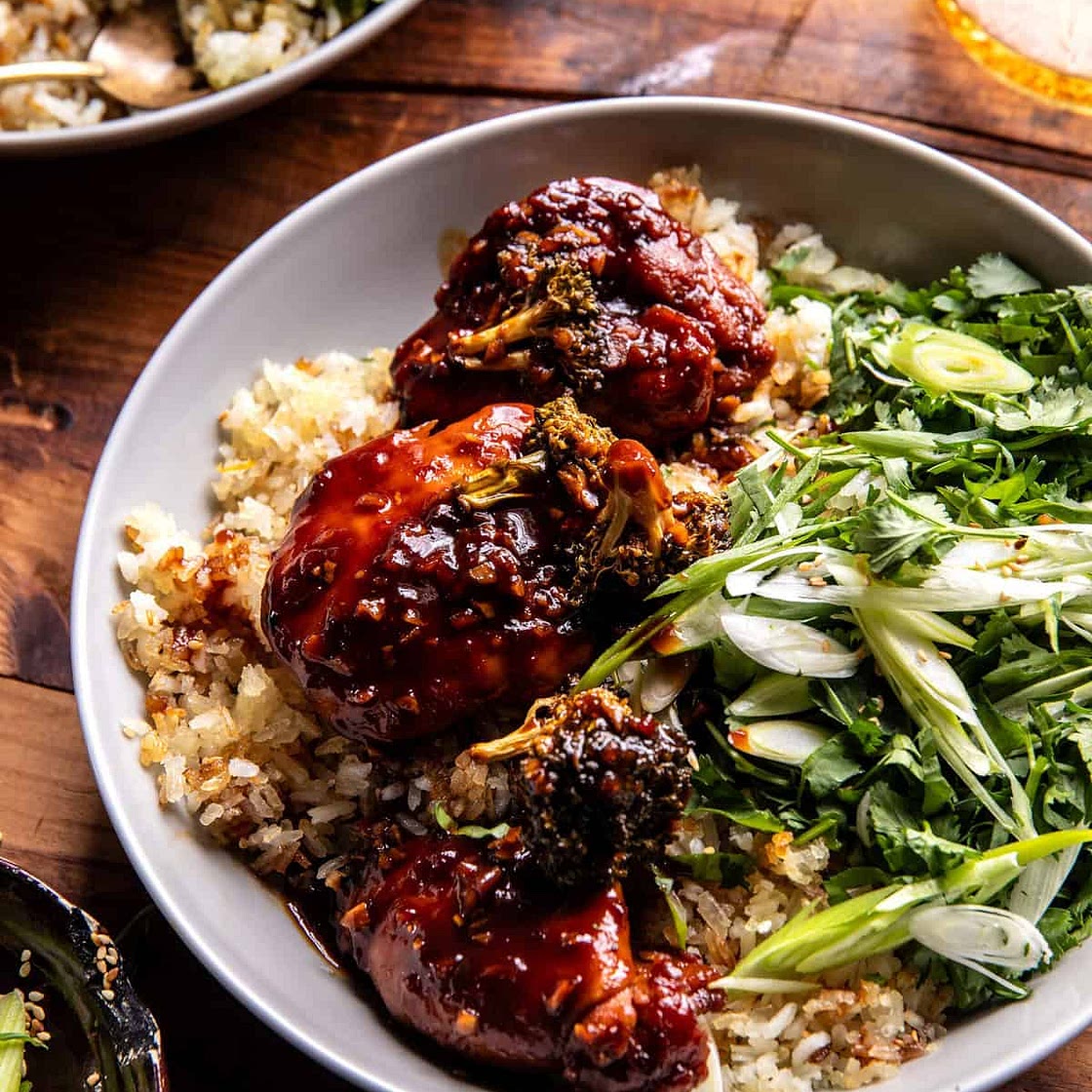 Crockpot Honey Garlic Chicken and Broccoli