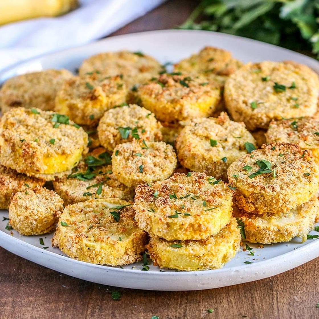 Air Fryer Southern Fried Squash Recipe