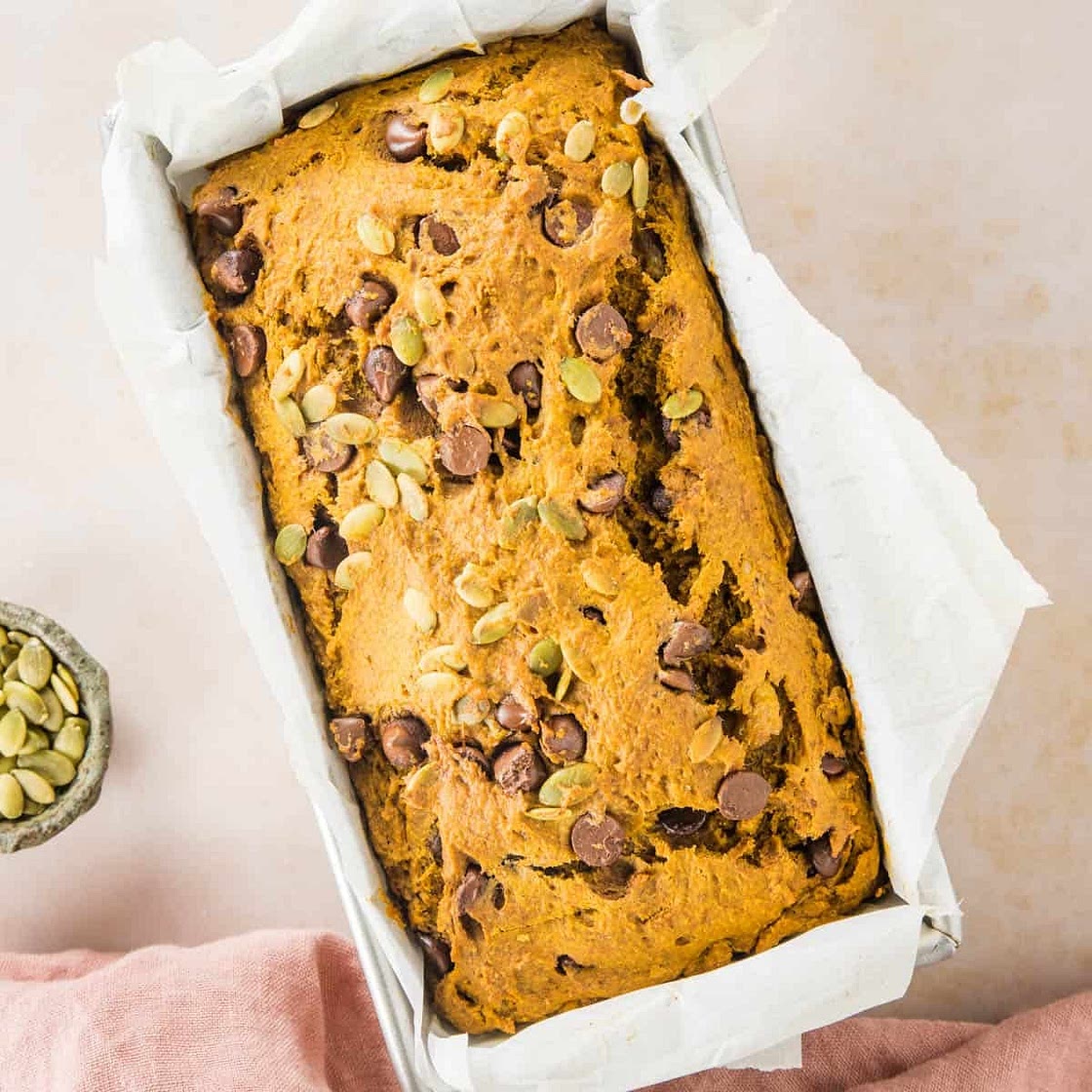 Vegan Pumpkin Banana Bread