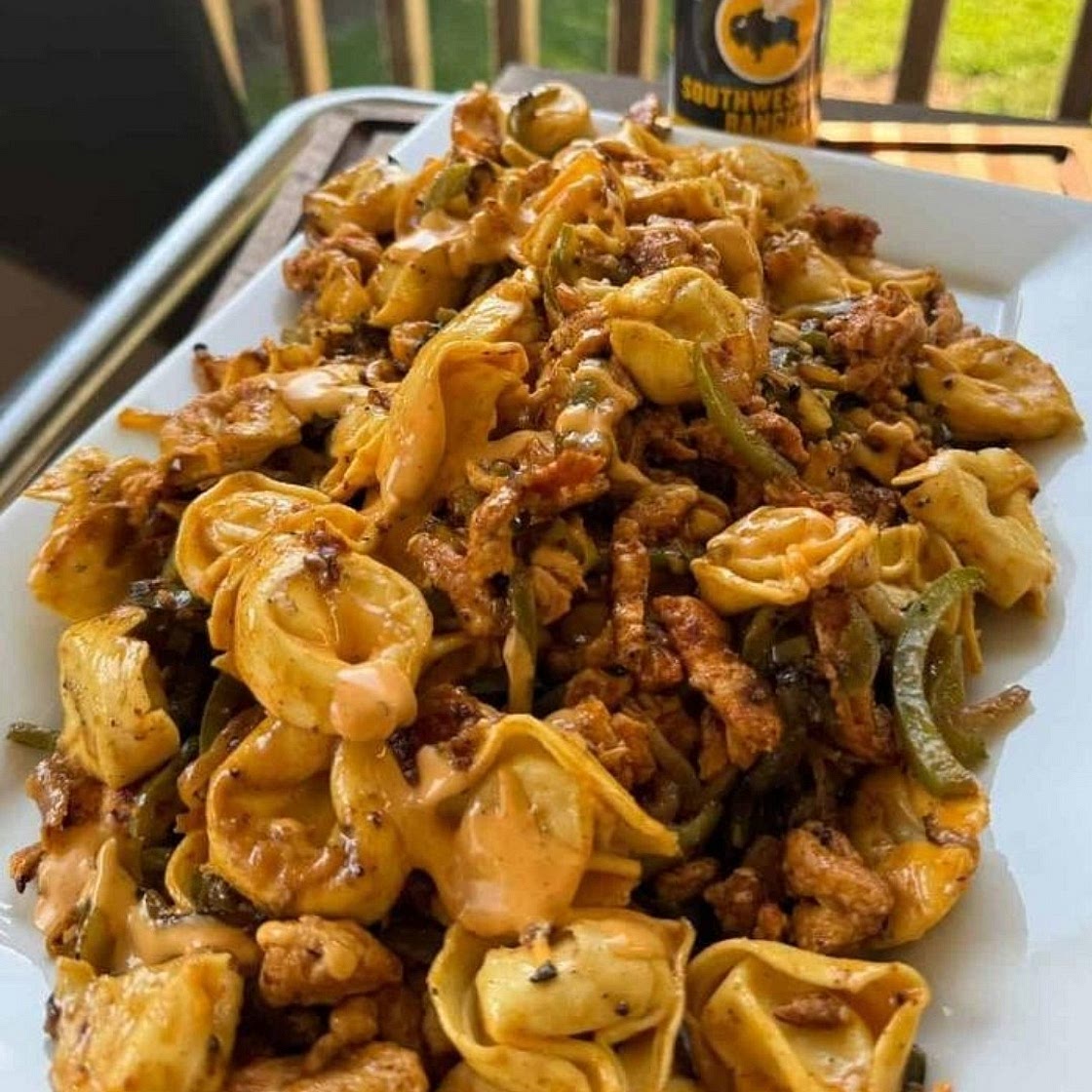 Southwest ranch chicken tortellini