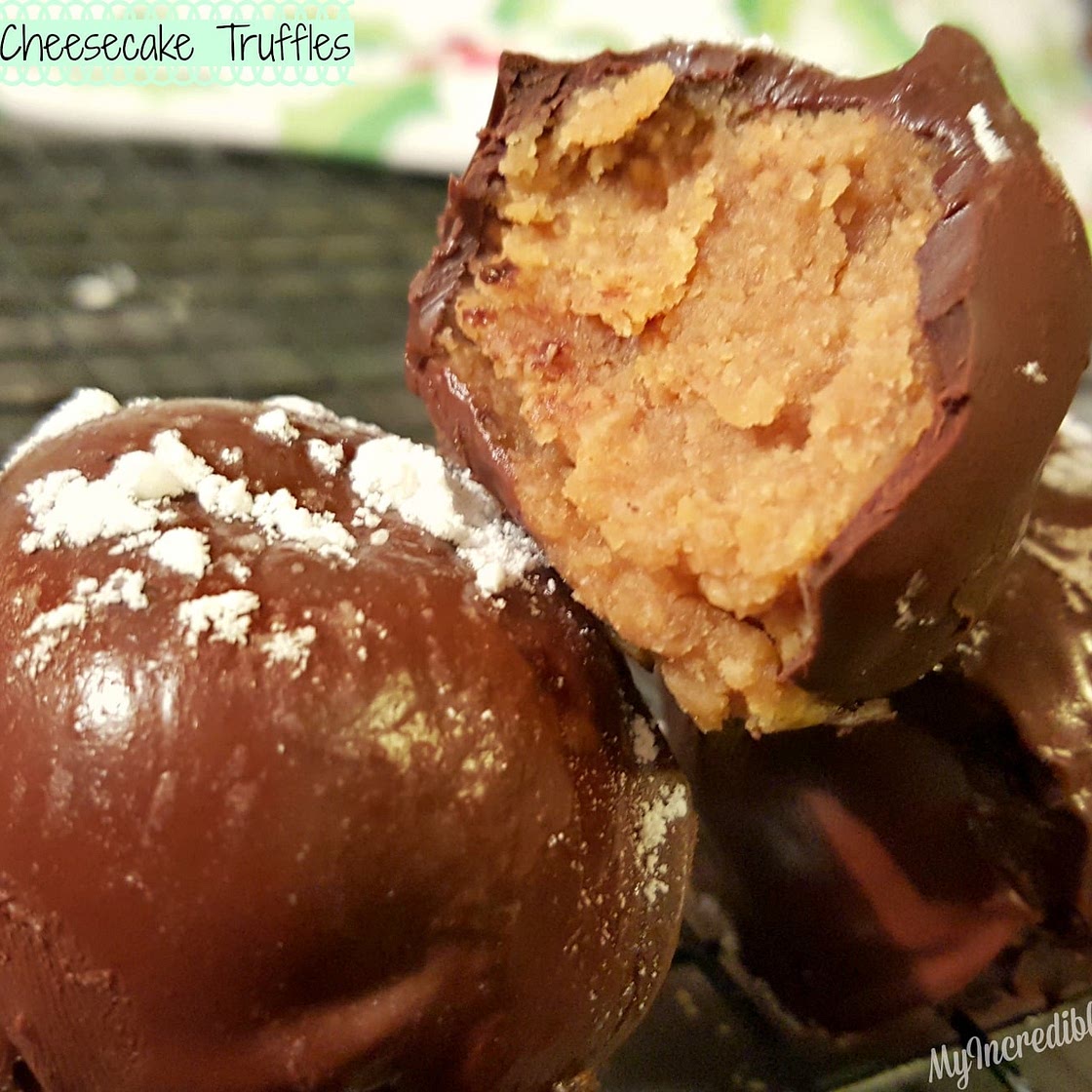 Peanut Butter Cheesecake Truffles!