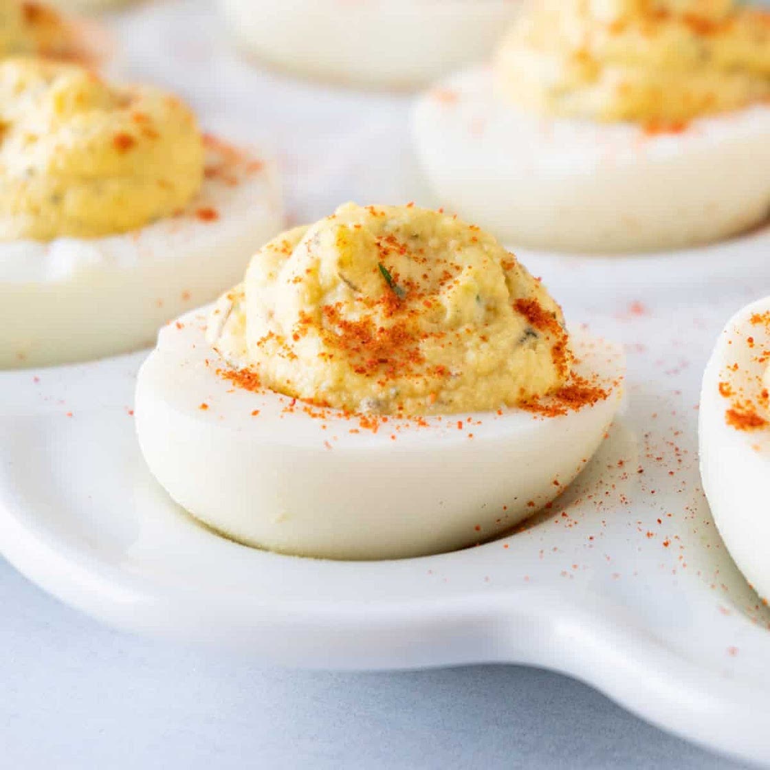 Smoked Deviled Eggs