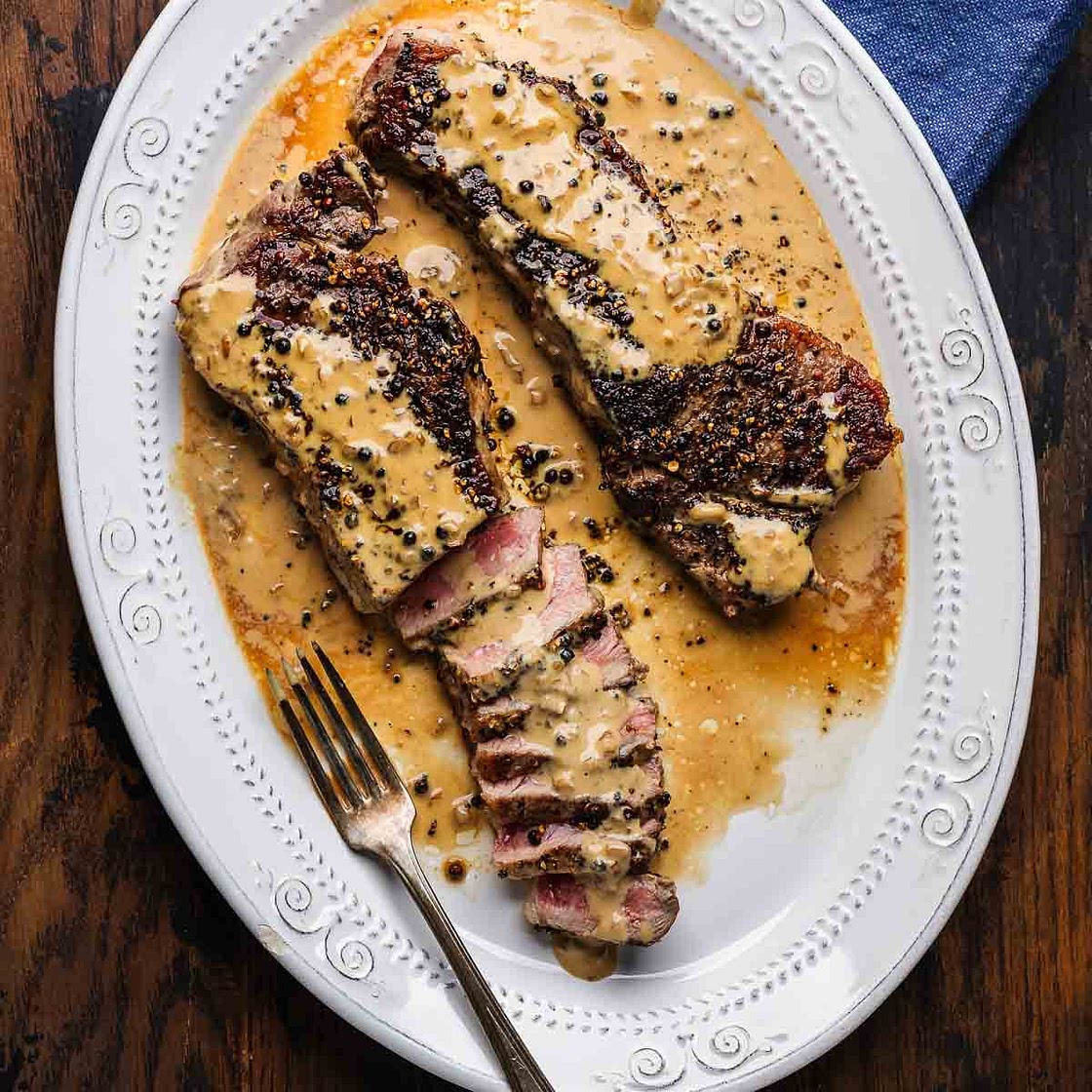 Steak au Poivre