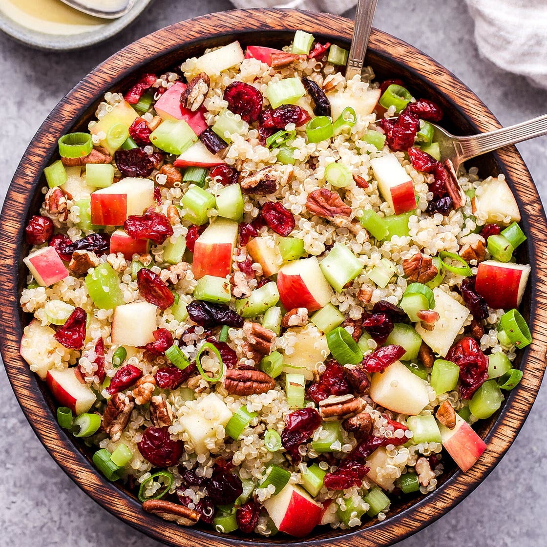 Cranberry Apple Quinoa Salad