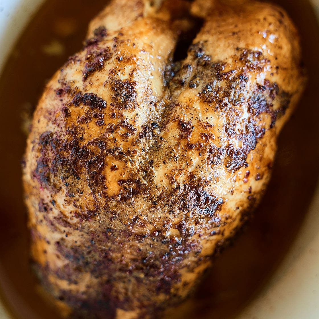 Butter-Basted Slow Cooker Turkey Breast