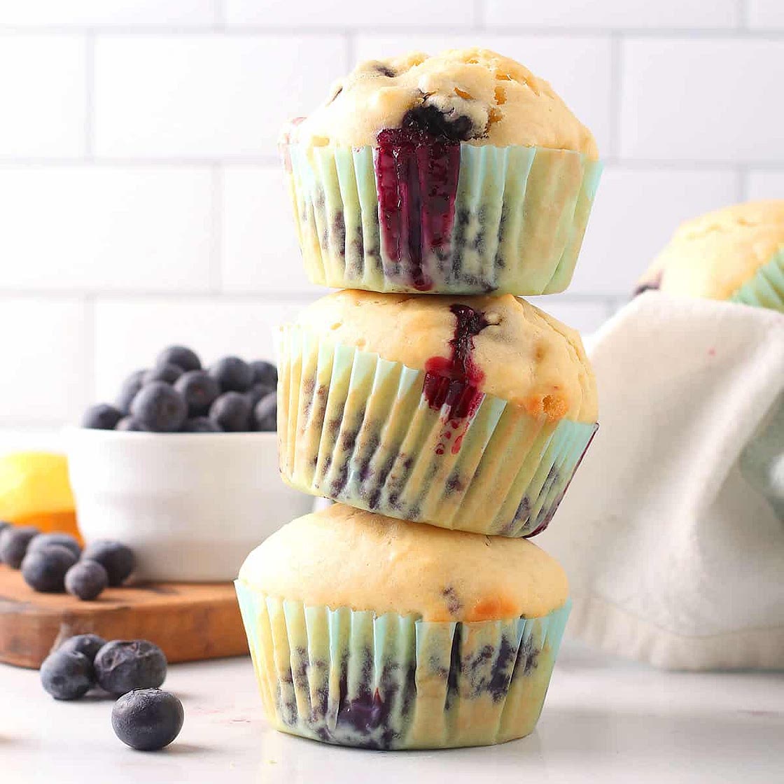 Vegan Blueberry Muffins