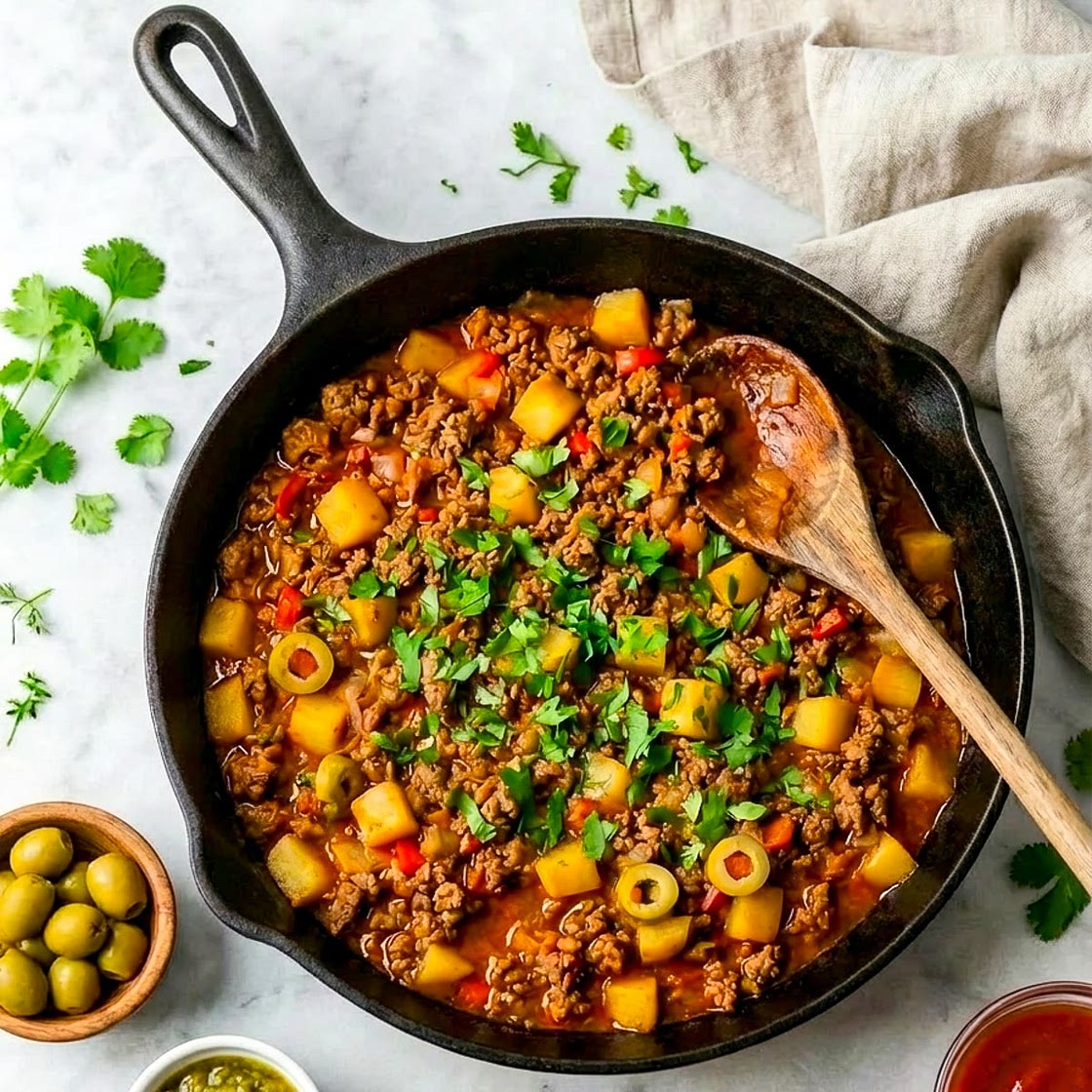 Carne Molida (Puerto Rican Picadillo)
