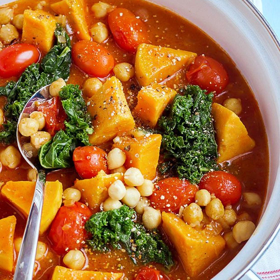 Slow Cooker Sweet Potato Split Pea Soup