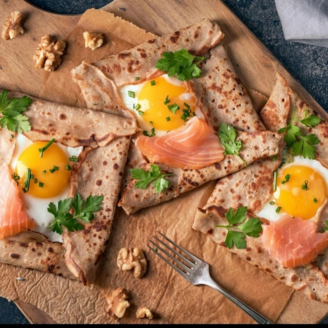 Galette saumon