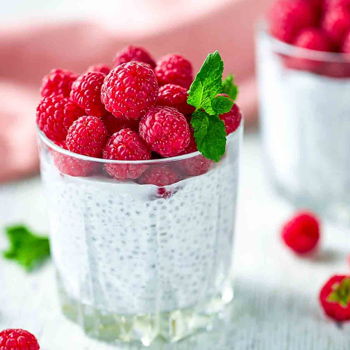 Keto Overnight Chia Pudding