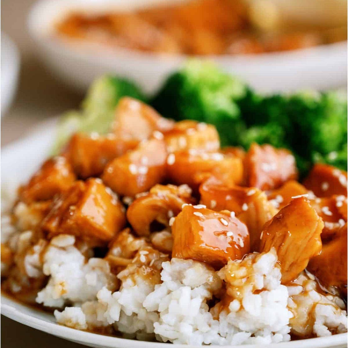 Slow Cooker Honey Sesame Chicken
