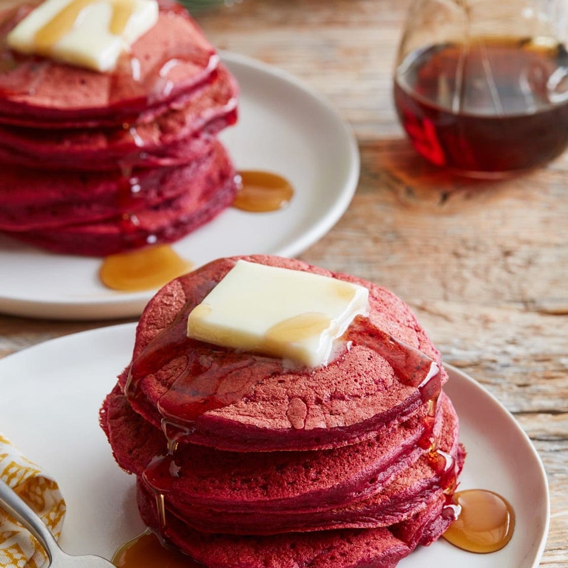 Red Beet Pancakes