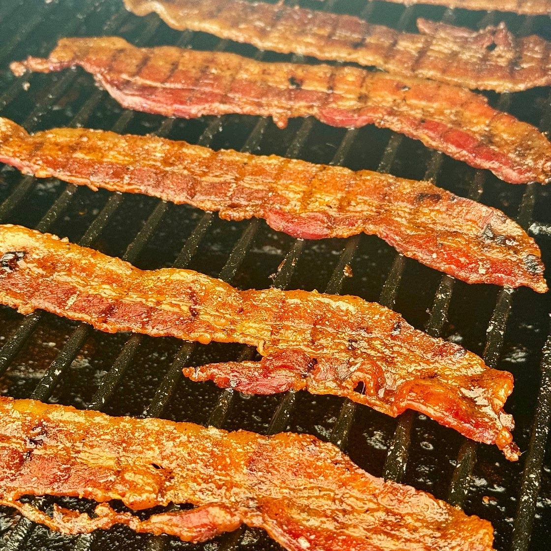 Smoked BBQ Whiskey Candied Bacon