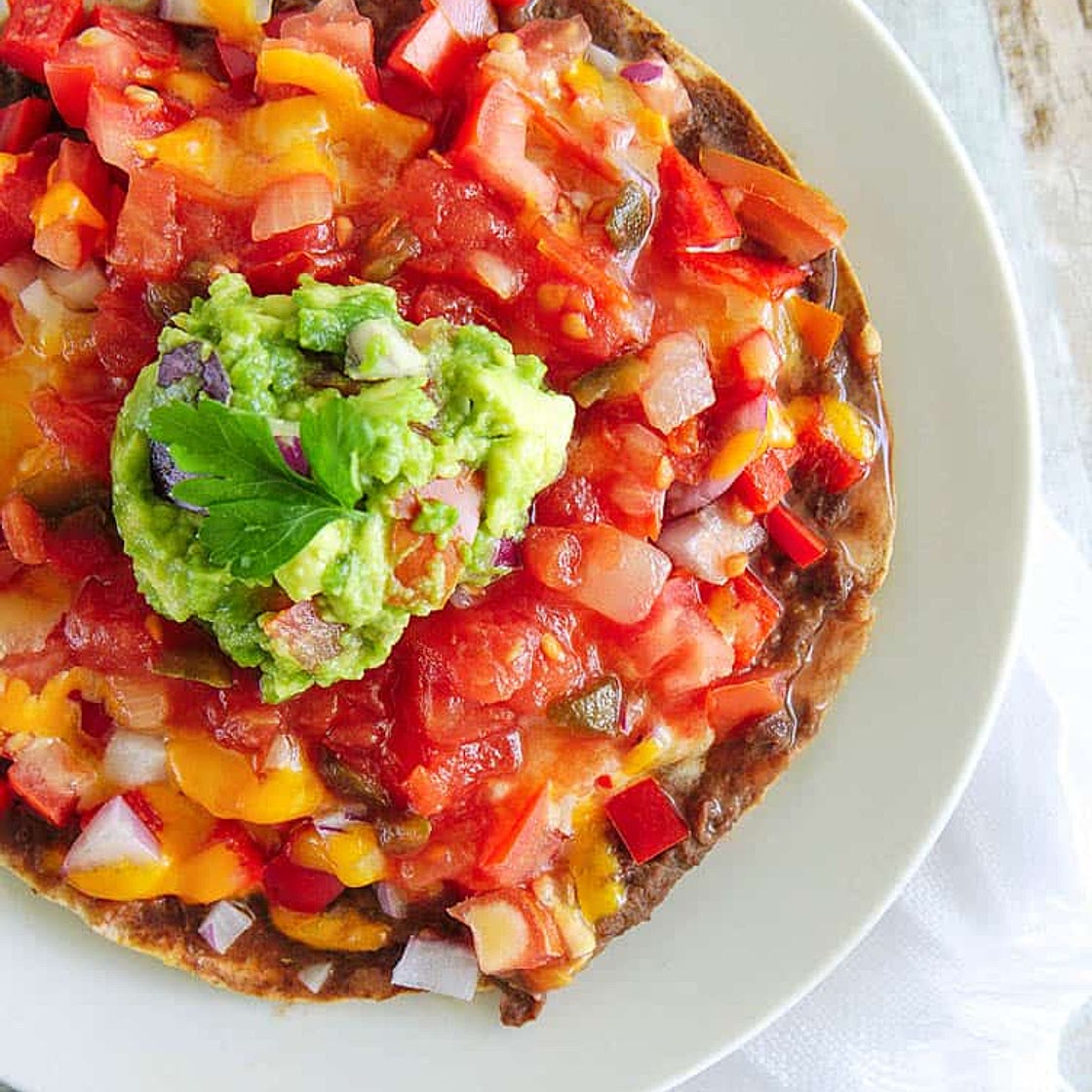 Healthy Copycat Taco Bell Mexican Pizza