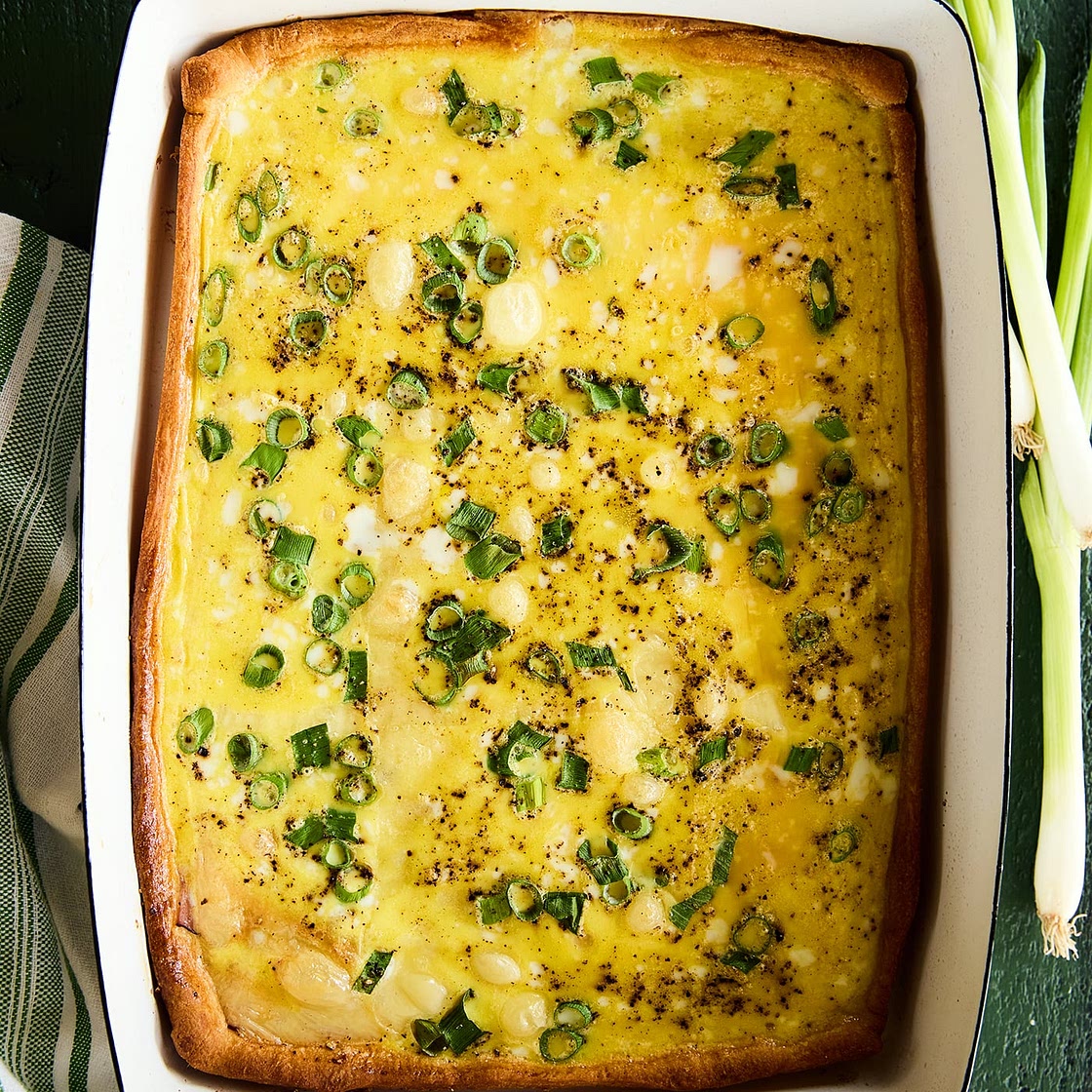 Simple Ham and Swiss Brunch Bake