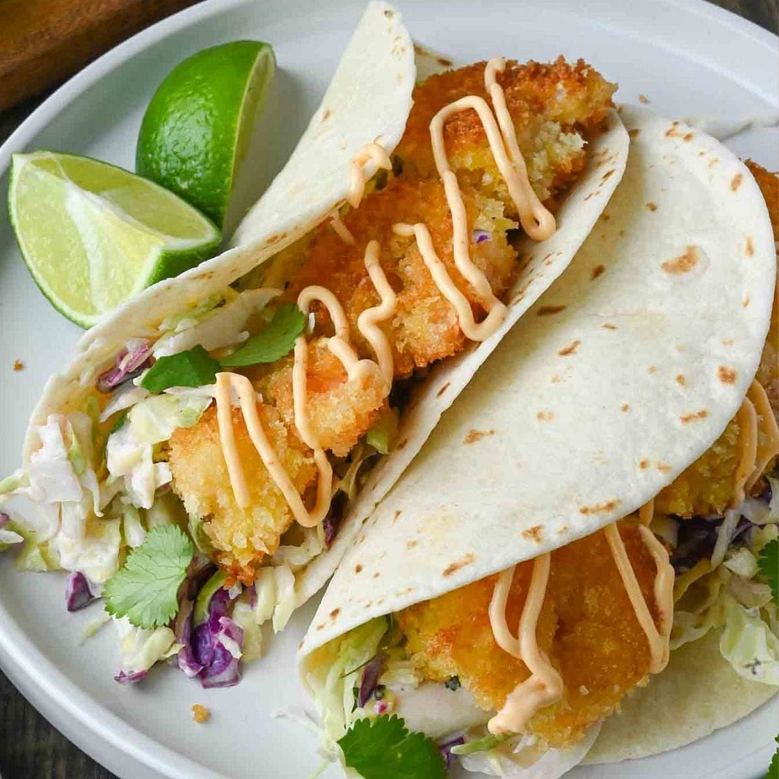 Crispy Shrimp Tacos