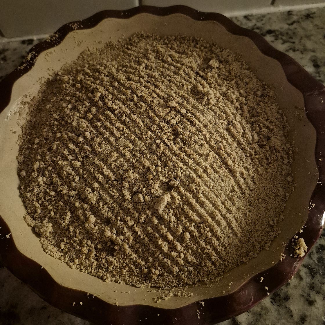 Apple & blackberry crumble