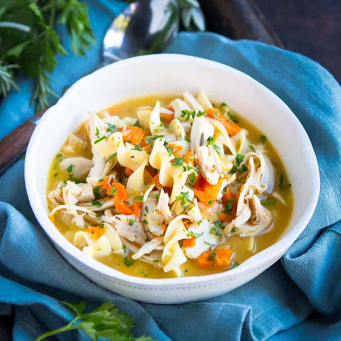Turkey Soup (Instant Pot or Stovetop)