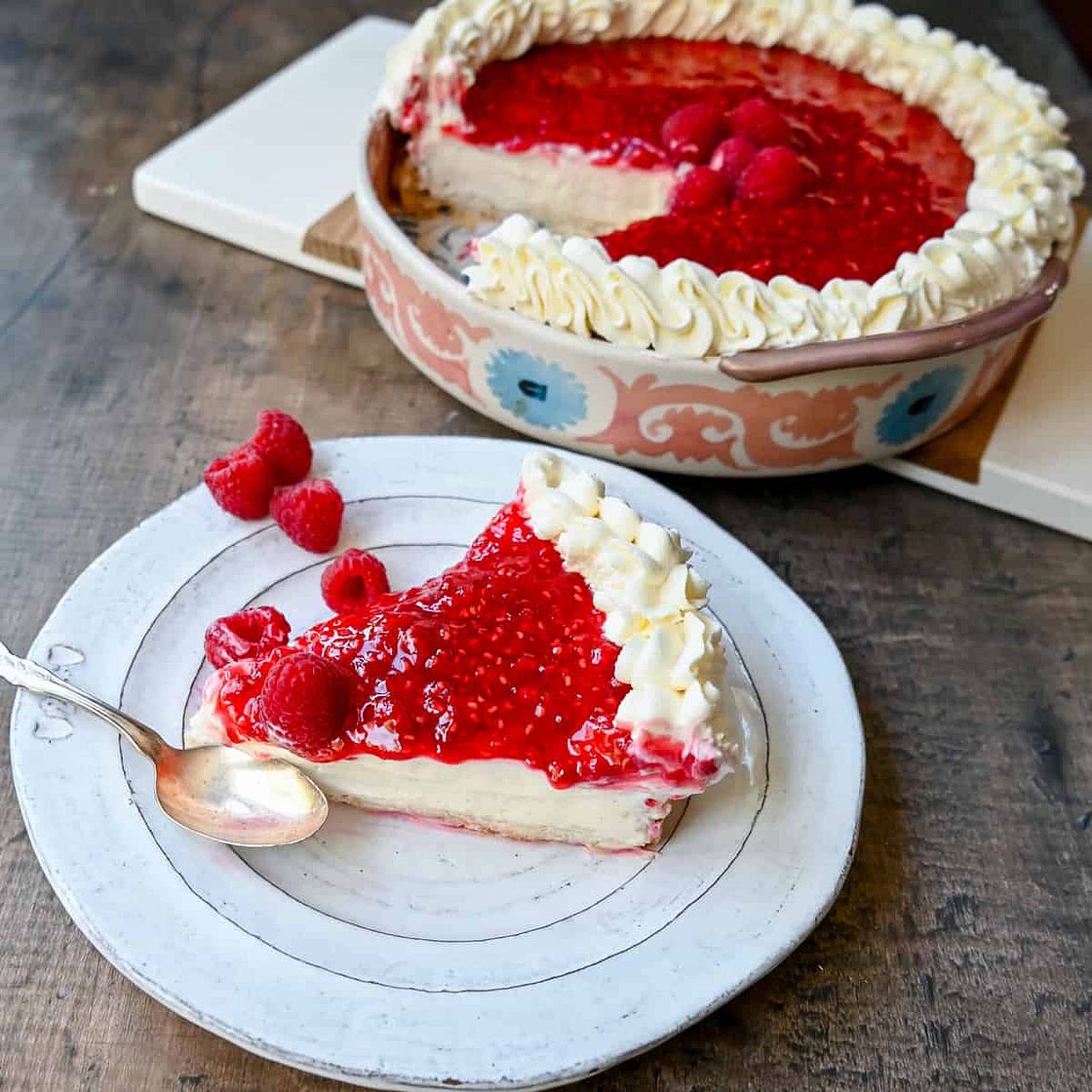 Raspberry Cream Pie