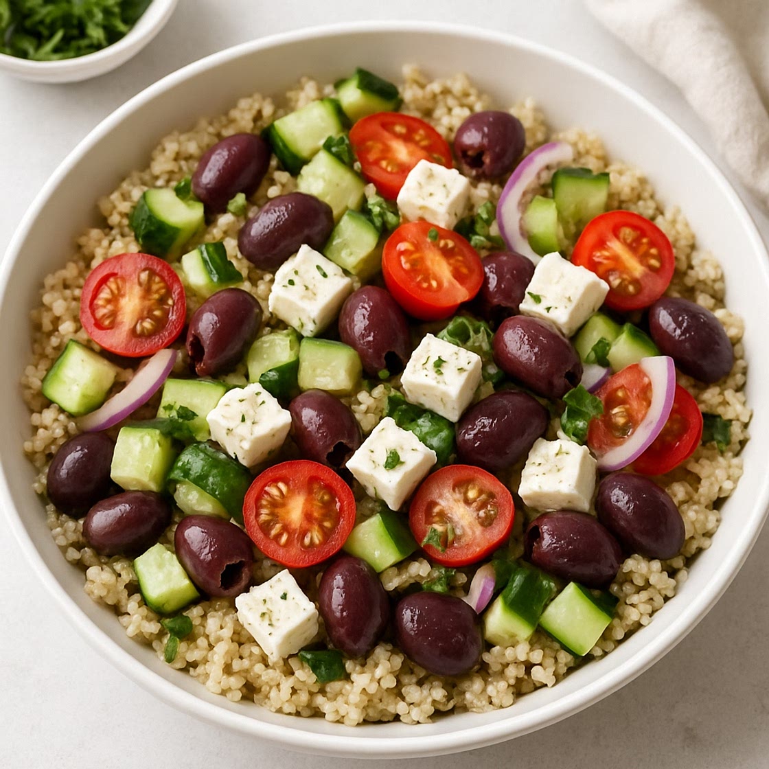 GREEK QUINOA SALAD