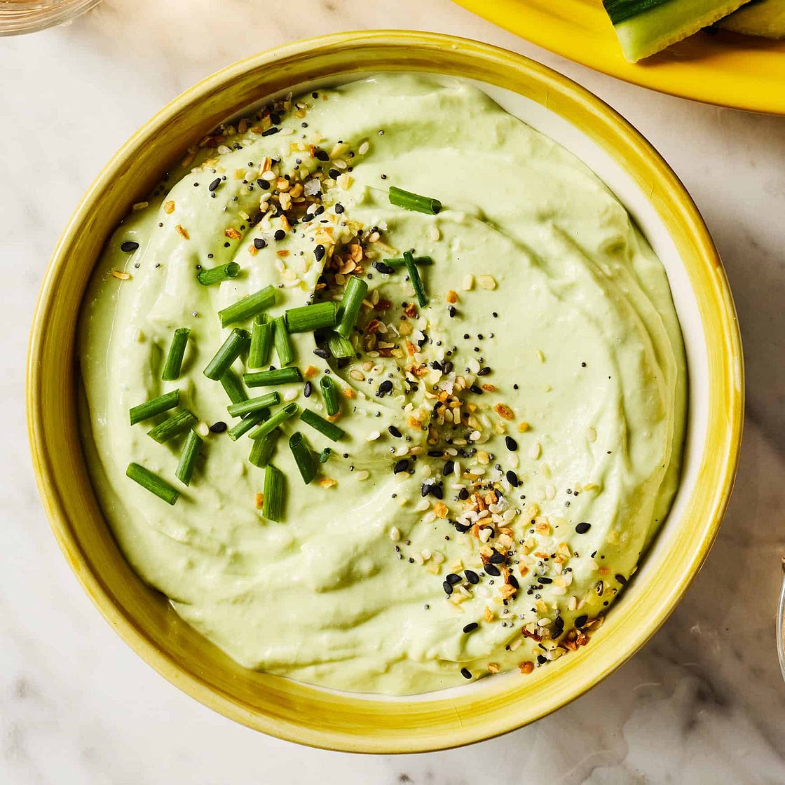 Avocado Cottage Cheese Dip