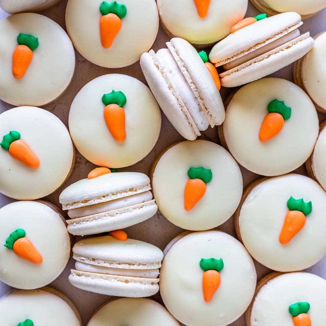 Carrot Cake Macarons