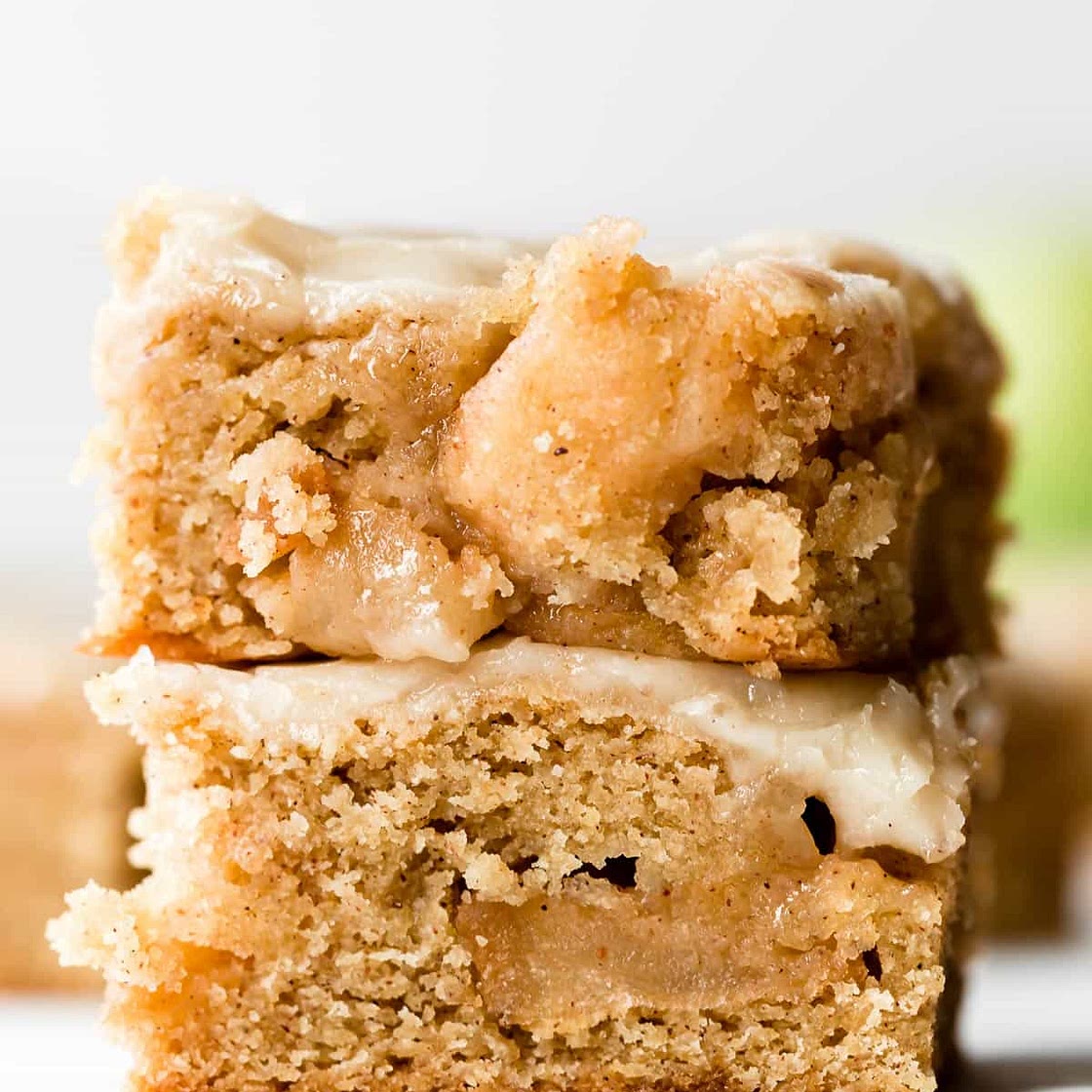 Brown Butter Apple Blondies