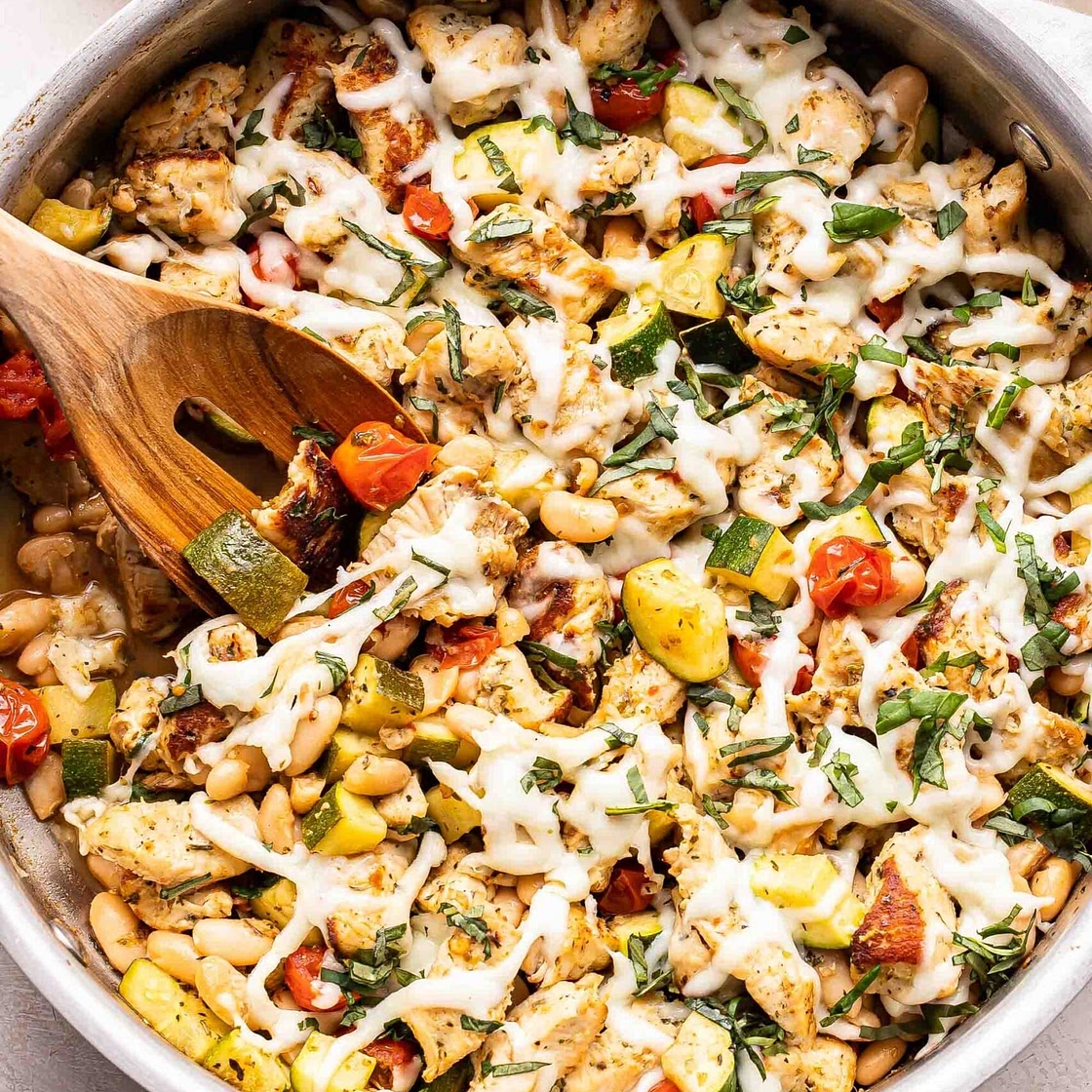 Italian Chicken and Vegetable Skillet