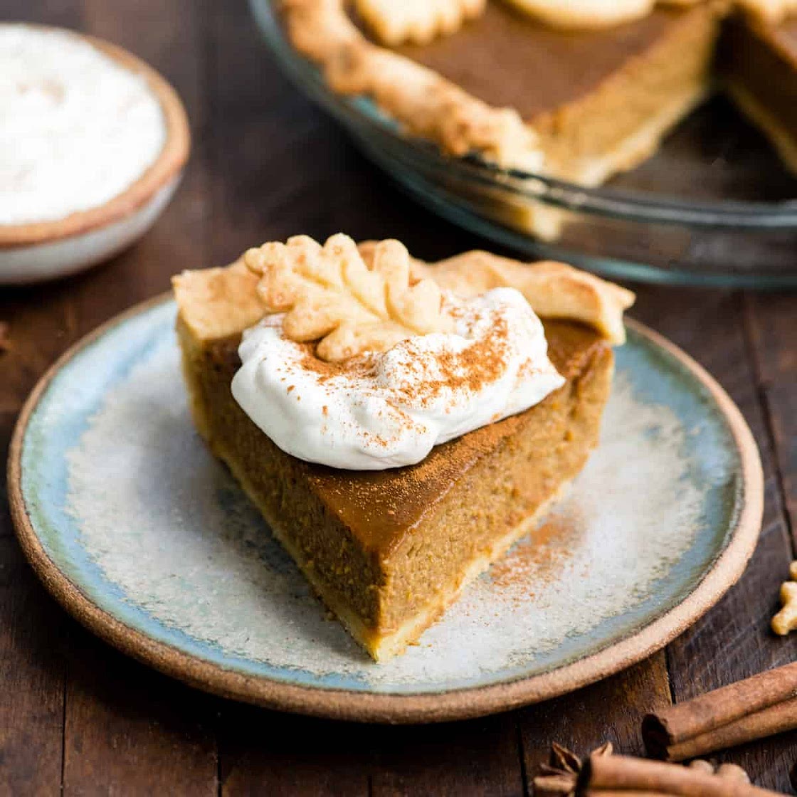 Dairy-Free Pumpkin Pie