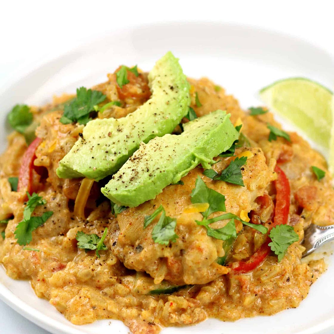 Instant Pot Chicken Fajita Rice